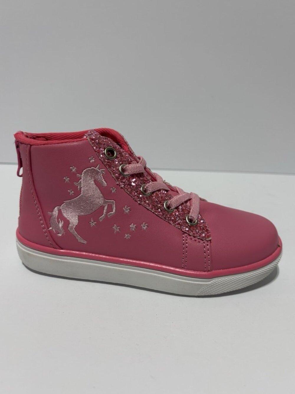 Hatley Girls’ High Top Sneakers Pink, Little Kids’ 11 M